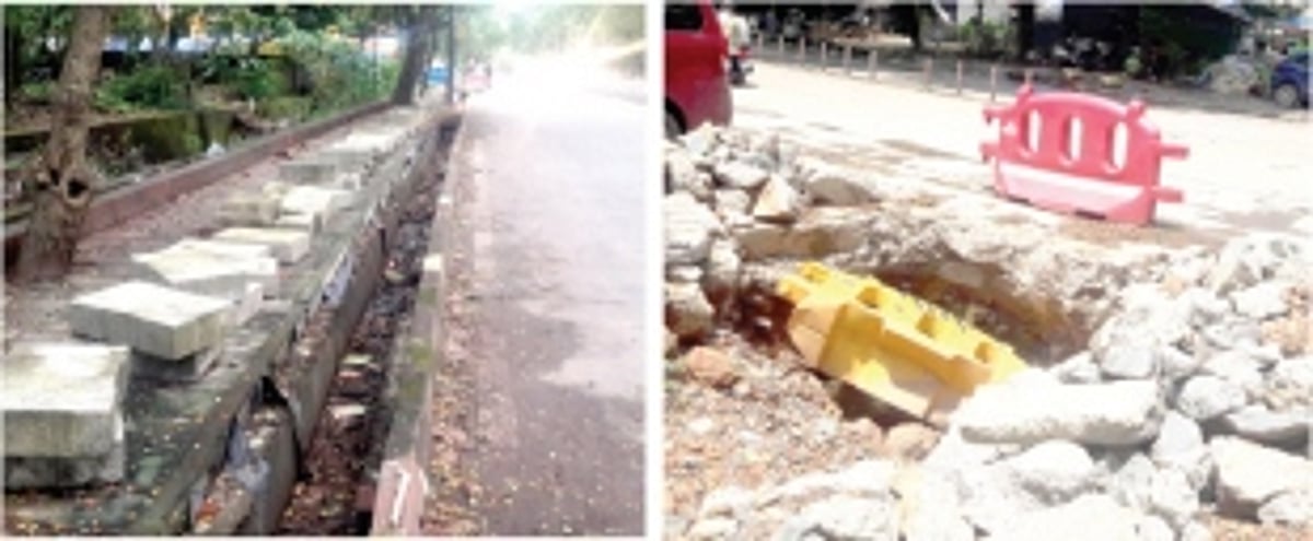 Open city drains continue to be a menace