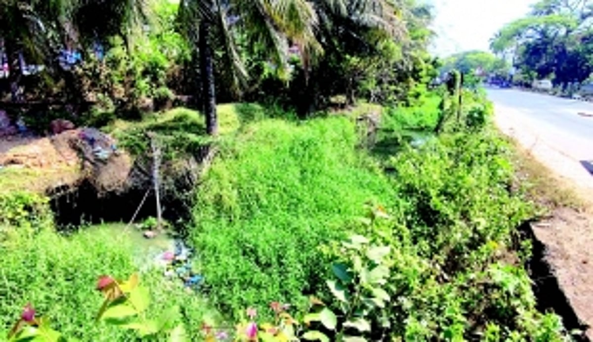 Open nullah at Old Market Circle reeks of sewage, threatens pedestrian safety