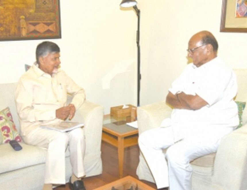 Oppn leaders step up coalition talks, TDP chief meets Rahul, others