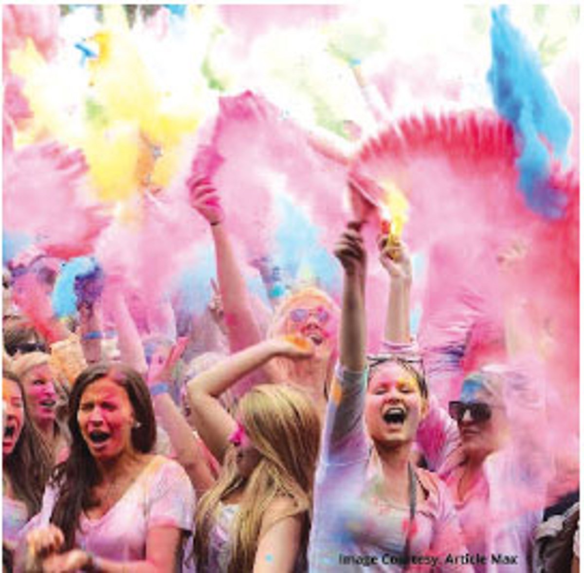 Organic touch to the festival of colours