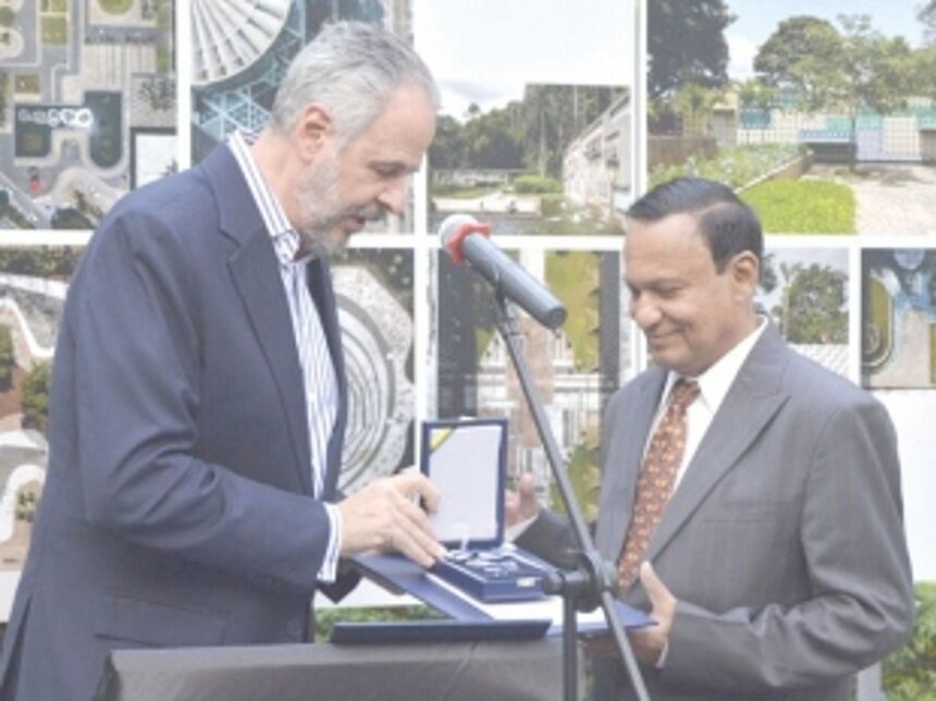 Orlando Costa bestowed with a medal by Brazil Ambassador 1 Orlando Costa bestowed with a medal by Brazil Ambassador