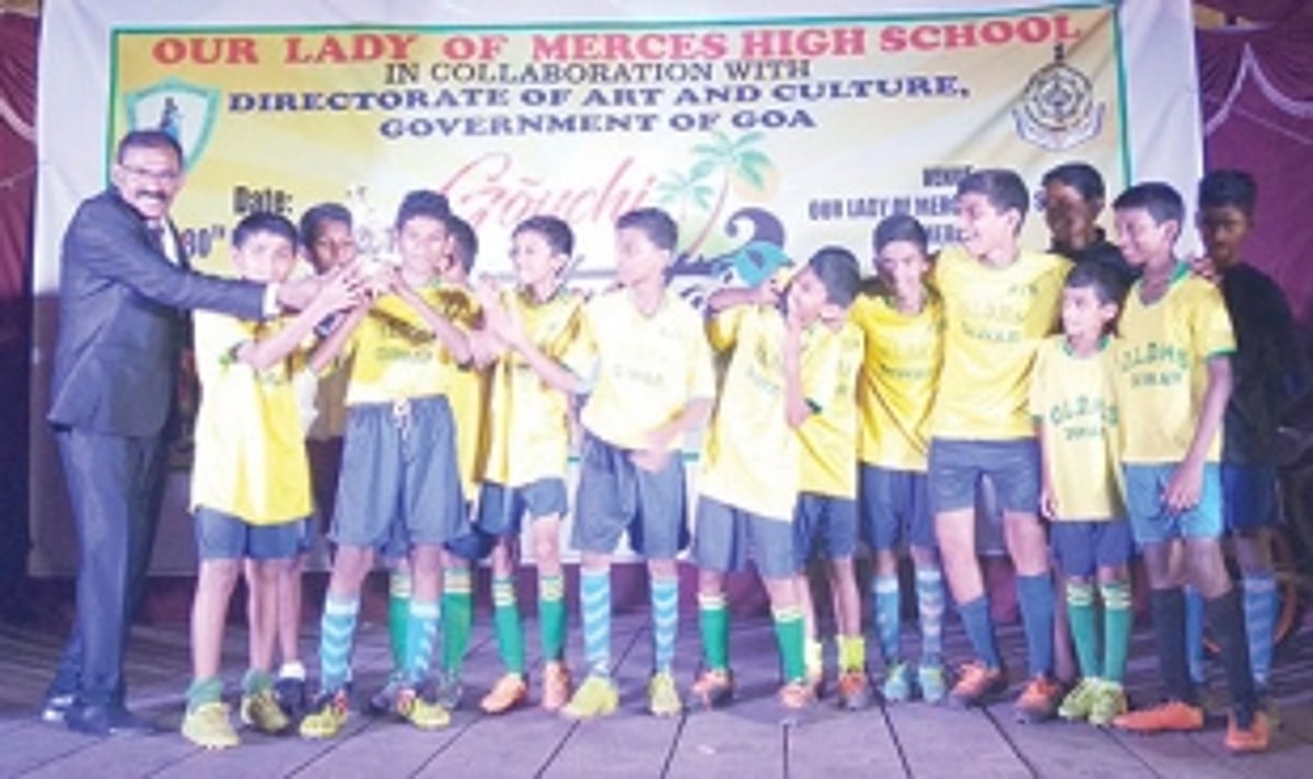 Our Lady of Divar HS inter-school football champs