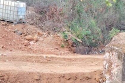 Outrage in Nuvem as nallah filled with mud, locals fear flooding during monsoon