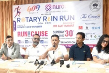 Over 1000 for Rotary Rain Run