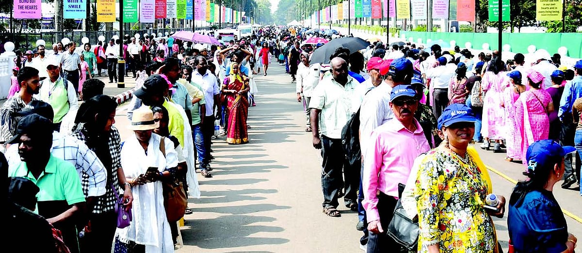 Over 3 lakh pilgrims flocked to Old Goa for Exposition in the last 12 days