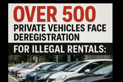 Over 500 Private Vehicles Face Deregistration for Illegal Rentals: SP Traffic