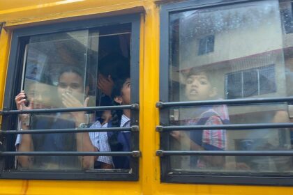 Overcrowded Bal Rath Bus in Curchorem Endangers Students’ Lives Amid Poor Road Conditions