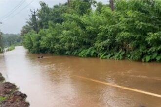 Overflowing of Ragada River blocks access to Shel Melavli