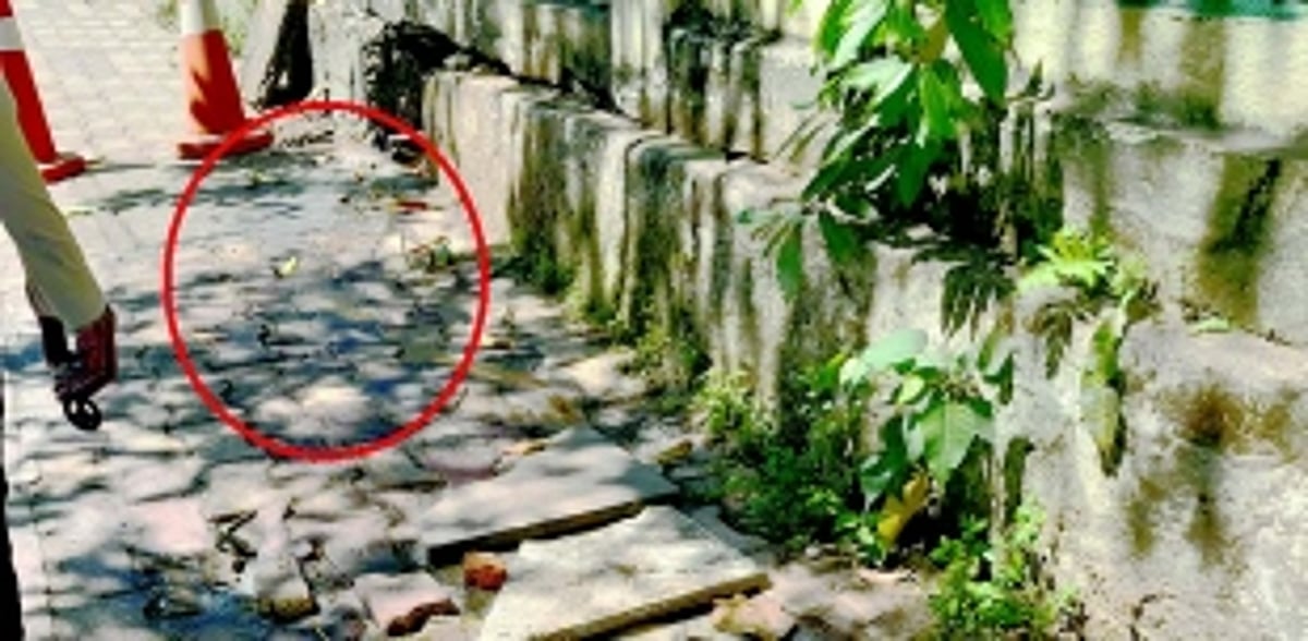 Overflowing septic tank at South Goa Police Headquarters a cause of woe for students, parents