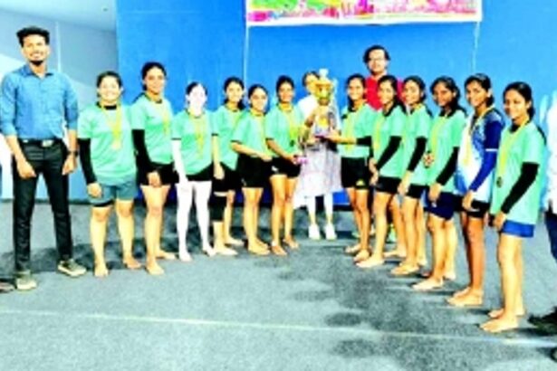 PES’s SRSN College win kabaddi championship for women