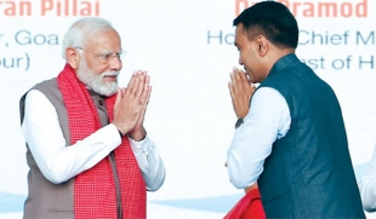 PM Modi lauds ‘saturation of schemes’ in Goa, avoids political rhetoric at rally