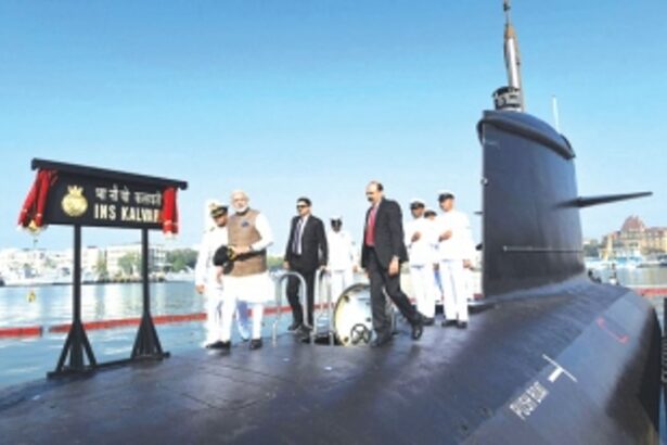 PM commissions submarine Kalvari