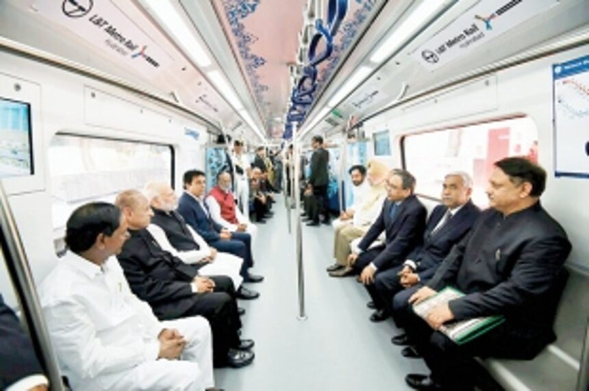 PM launches first phase of Hyderabad Metro 1 PM launches first phase of Hyderabad Metro