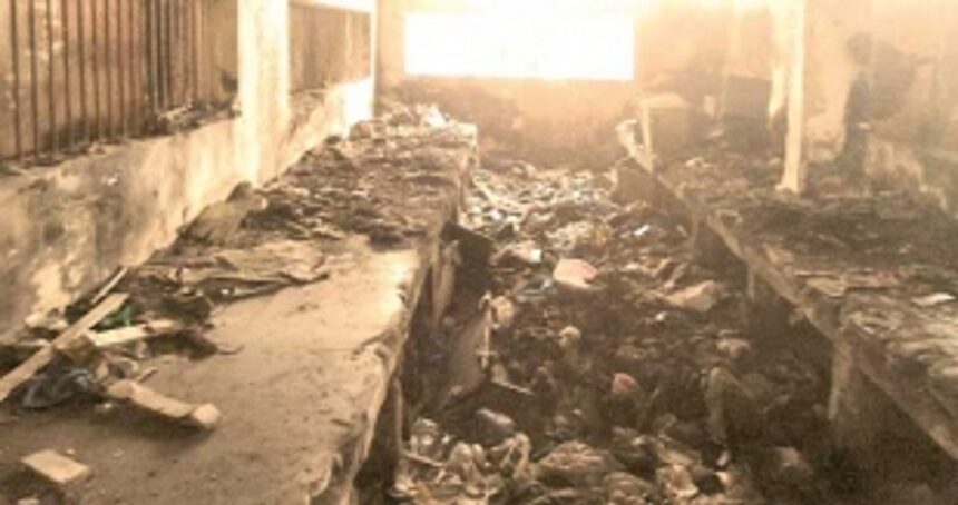 POST INFERNO: CANACONA MARKET STILL HOUSES ASHES, BURNT GOODS 1 POST INFERNO: CANACONA MARKET STILL HOUSES ASHES, BURNT GOODS