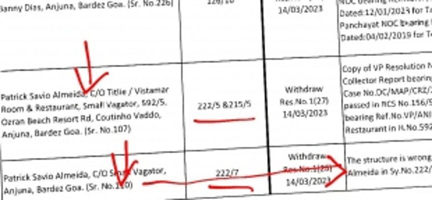 POSTMORTEM OF THE ANJUNA ILLEGALITIES: Smell of foul play in multiple cases