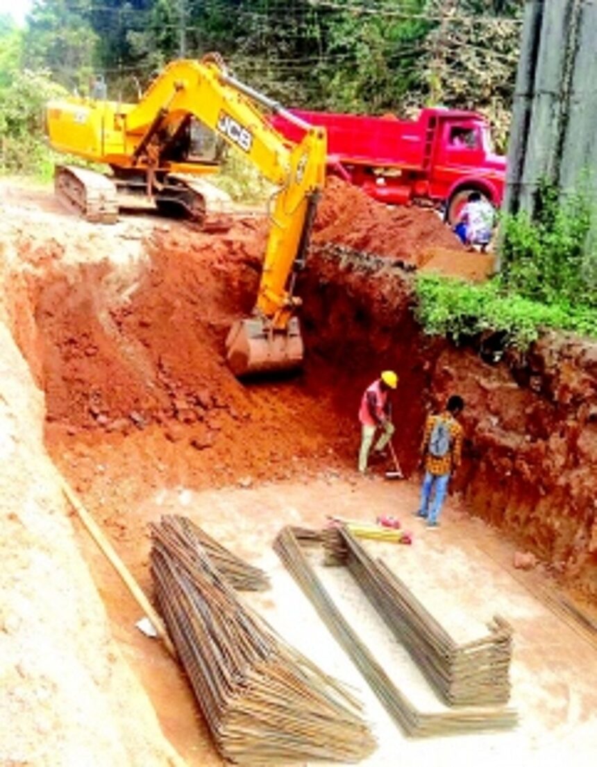 PWD breaks ground on approach road for Khandepar Bridge, five years post-inaugural