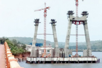 PWD seeks NOC for revolving viewing towers atop new Zuari Bridge