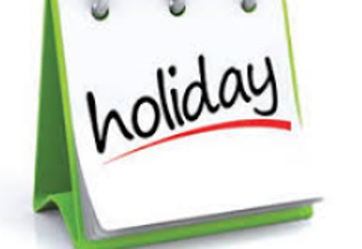 Paid holiday today