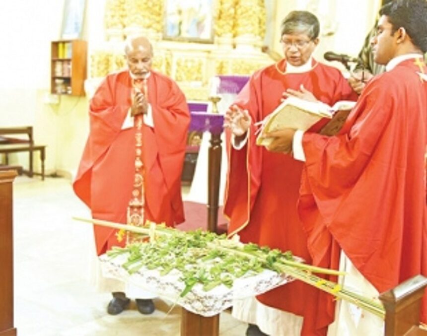 Palm Sunday at Curchorem observed without congregation 1 Palm Sunday at Curchorem observed without congregation