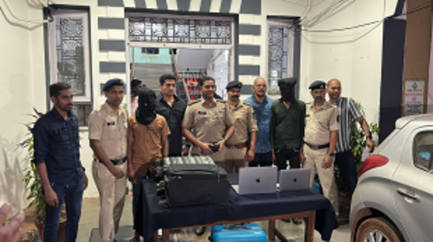 Panaji Police cracked Rs 9 lakh car breaking robbery from Panaji Church Square; two arrested