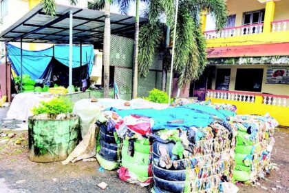 Panchayat ghar drowning in garbage