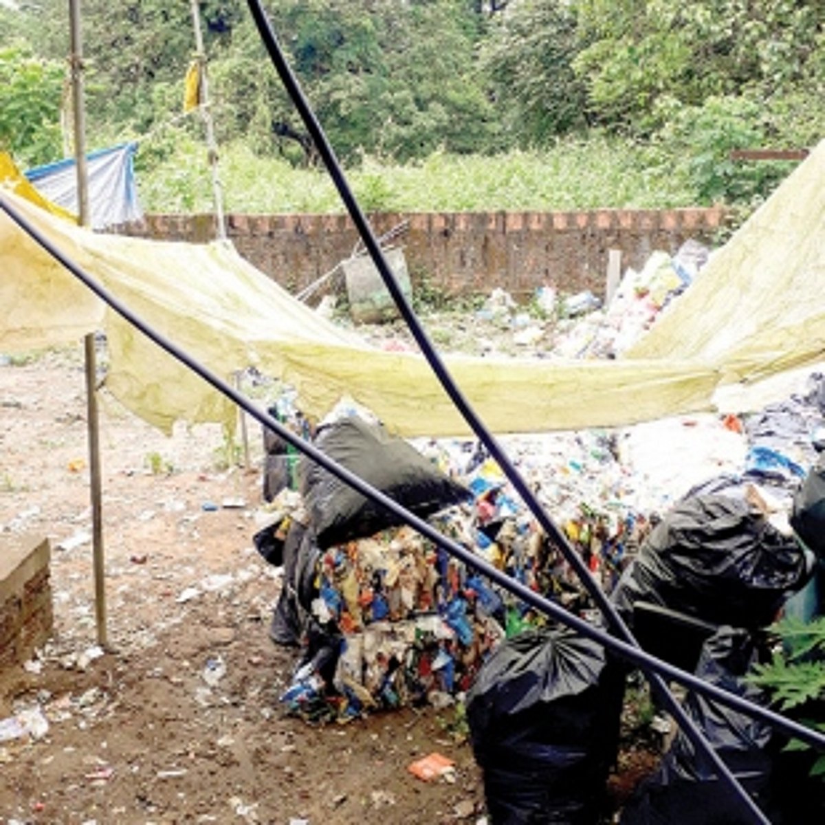 Panchayat ghars are not garbage dumps