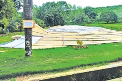 Pandal erected for I-Day event collapses  at Selaulim Dam, no injuries reported