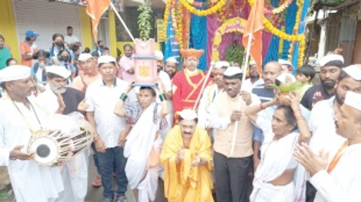 Pandharpur holy pilgrimage  walk begins from Canacona