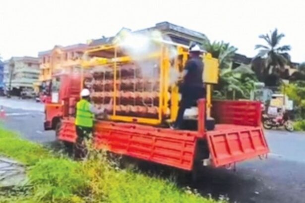 Panic in Colva after gas leaks  from CNG supply vehicle