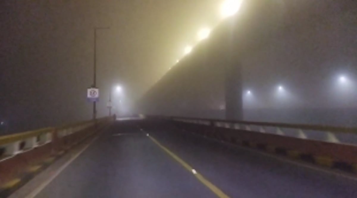 Panjim Blanketed in Dense Morning Fog as Temperatures Drop