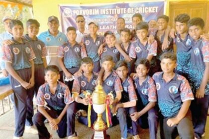 Panjim Gymkhana U-14  cricket champions