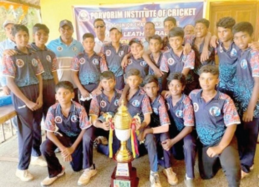 Panjim Gymkhana U-14  cricket champions