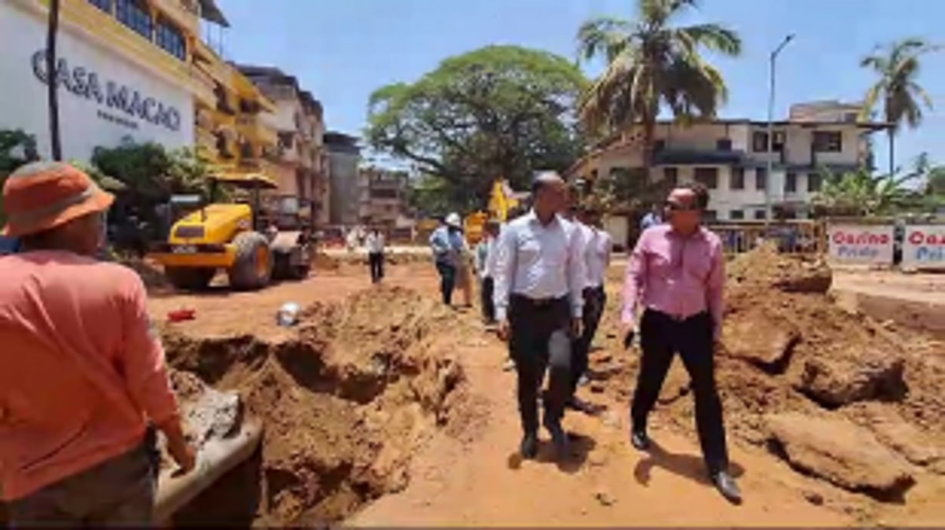 Panjim MLA assures completion of smart city works; deadline expires within 24 hours