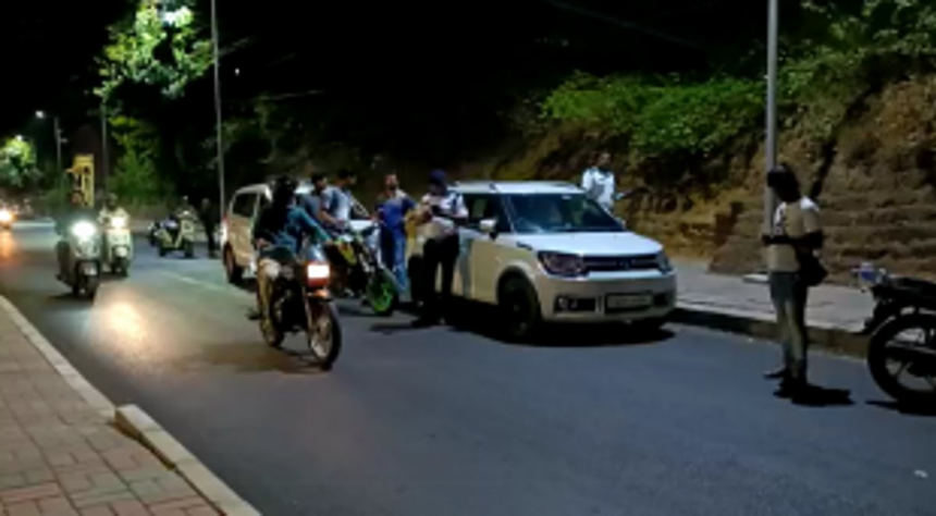 Panjim Police Conducts Special Drive to Enforce Helmet-Wearing Rules