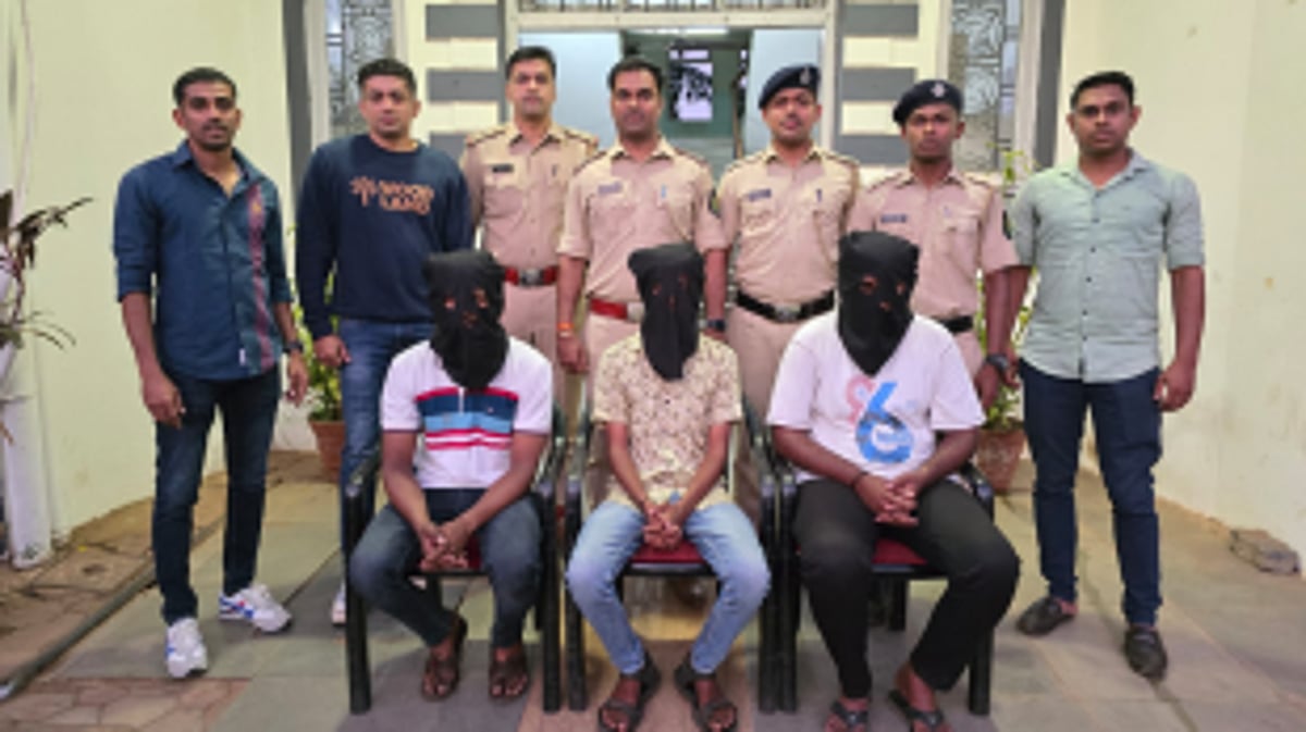 Panjim Police arrests 3 persons for effecting entry by cheating, creating fake entry pass belts into a floating Casino in Panjim