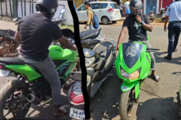 Panjim Traffic Cell Takes Action Against Noise Menace: Impounds Motorcycle with Modified Exhaust