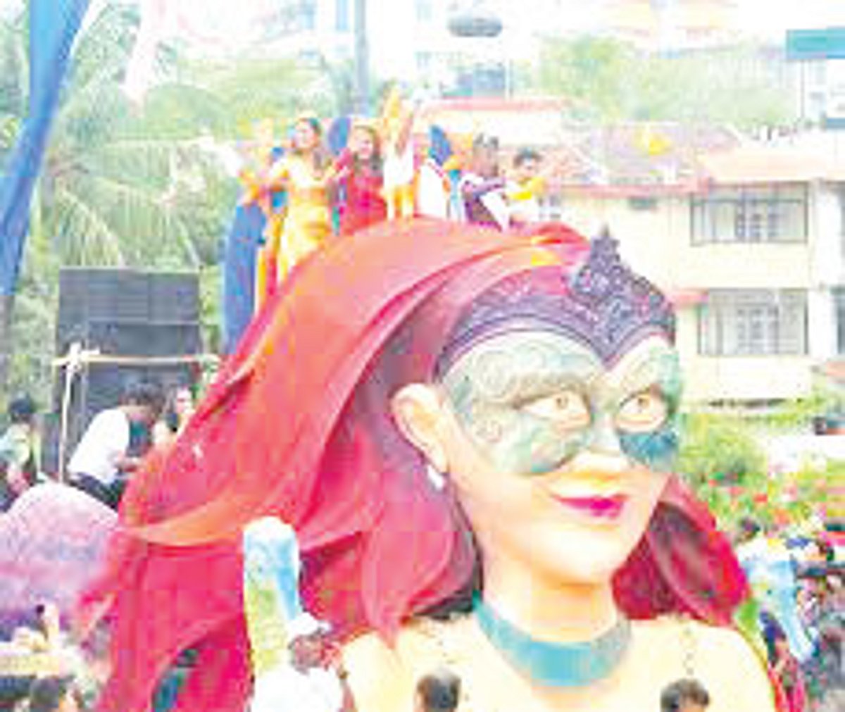 Panjim carnival float parade on Feb 22