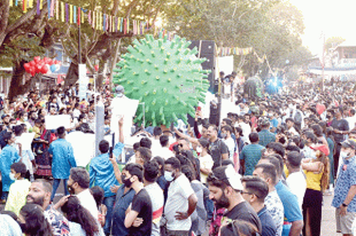 Panjim carnival floats spread message to stop ecological and environmental destruction