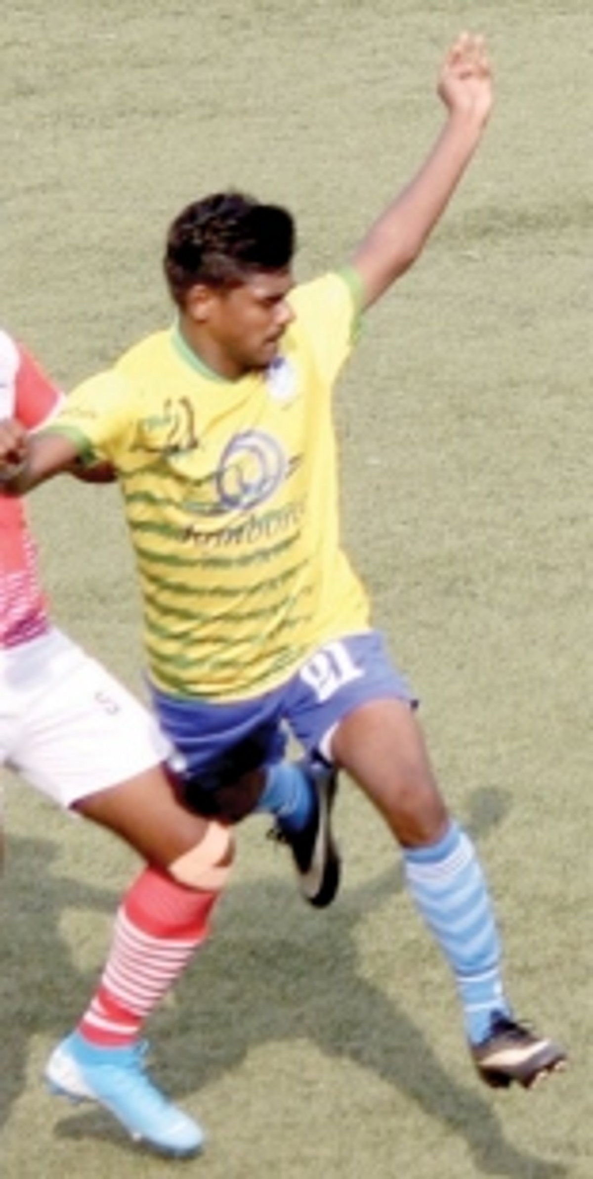 Panjim footballers' Chandan Gawas