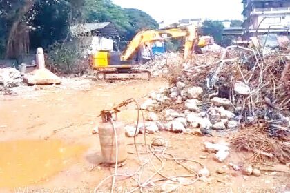 Panjim mkt tenants back meat vendors
