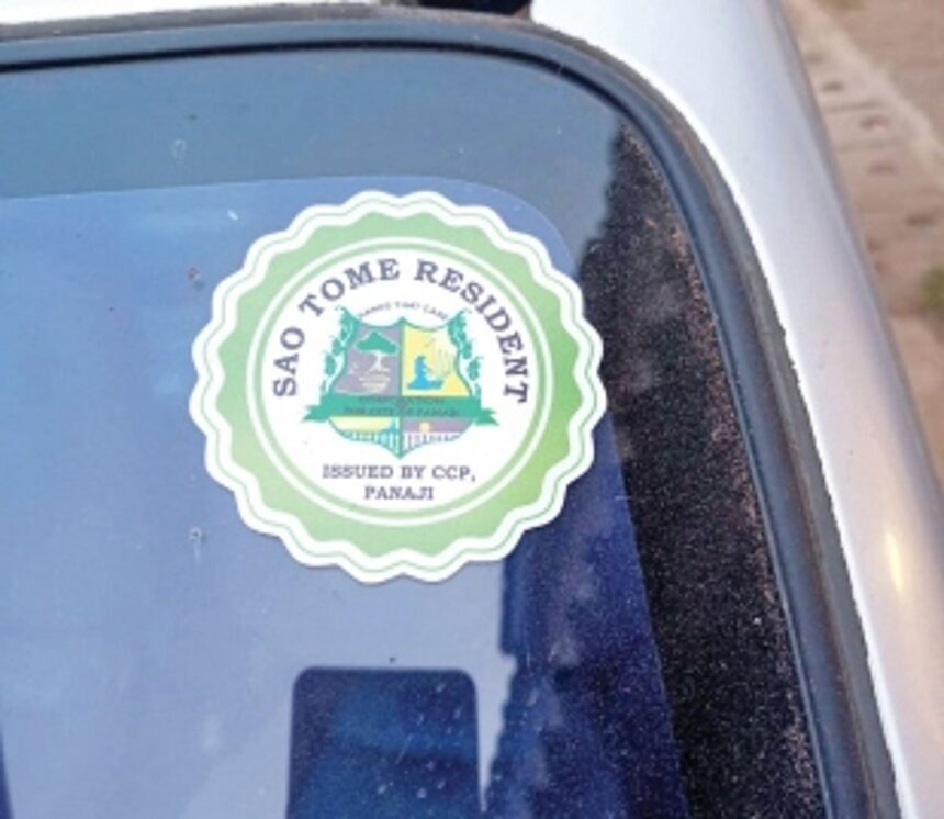 Panjim residents confused over obscure car stickers issued by CCP 1 Panjim residents confused over obscure car stickers issued by CCP