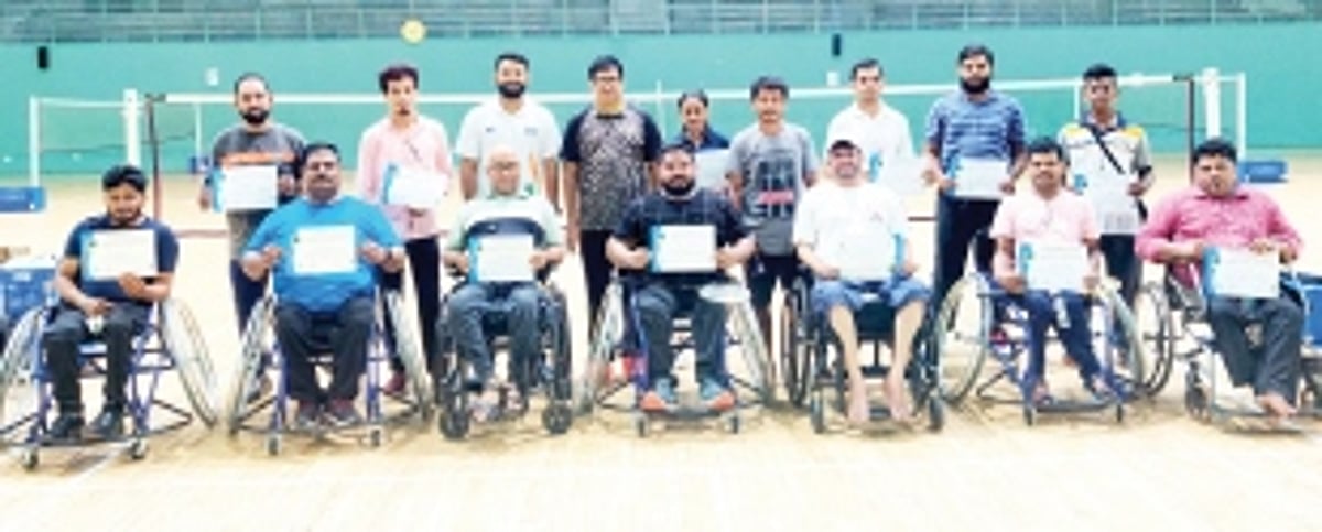 Para badminton camp held at Campal