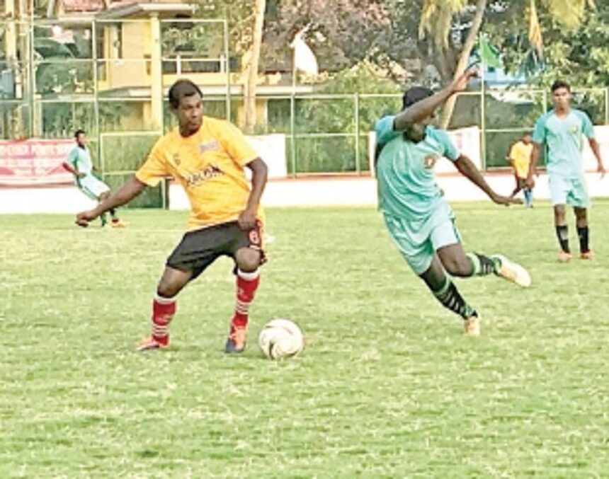 Parish Youth Nuvem thump Curtorim Gymkhana