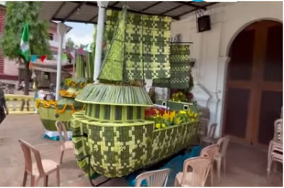 Parishioners of Majorda revived the unique tradition of celebrating the nativity of Mother Mary