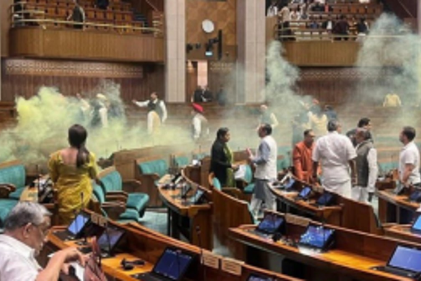 Parliament Security Breach: Eight Security Personnel Suspended, Arrested Intruders Charged Under UAPA.