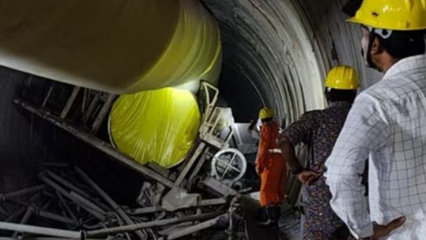 Partial Collapse at SLBC Tunnel in Telangana Traps Workers; Large-Scale Rescue Operation Underway