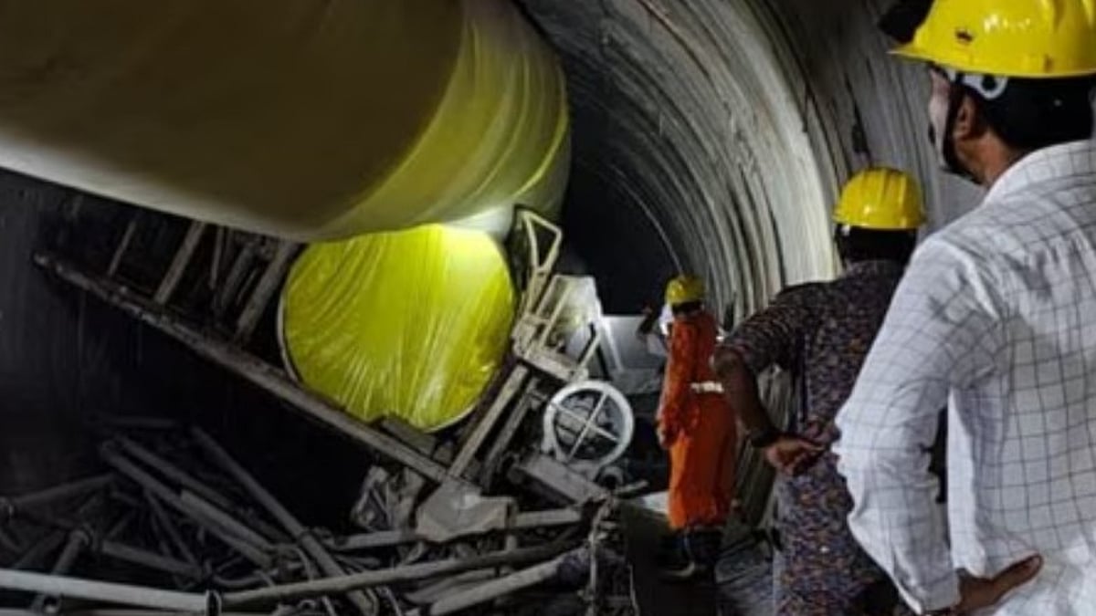Partial Collapse at SLBC Tunnel in Telangana Traps Workers; Large-Scale Rescue Operation Underway