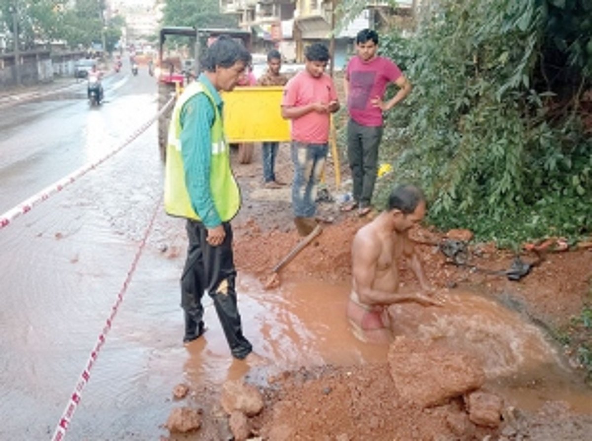 Parts of Ponda Taluka suffer water shortage due to pipeline damage