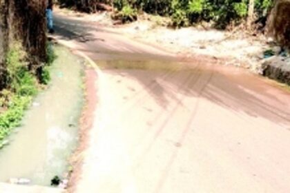Parts of Ponda struggle with overflowing drain, shortage of water