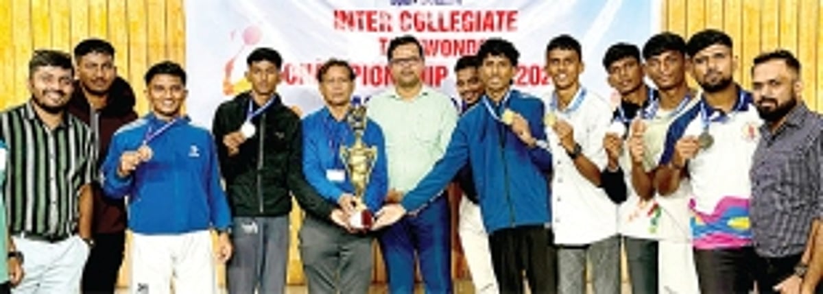 Parvatibai Chowgule College win GU  Inter-Collegiate Taekwondo Women C’ship